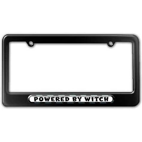 Witch license plate frsme